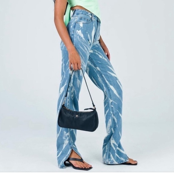 Lioness Alabama Jean Tie Dye Denim High Wasted size S - Picture 4 of 6